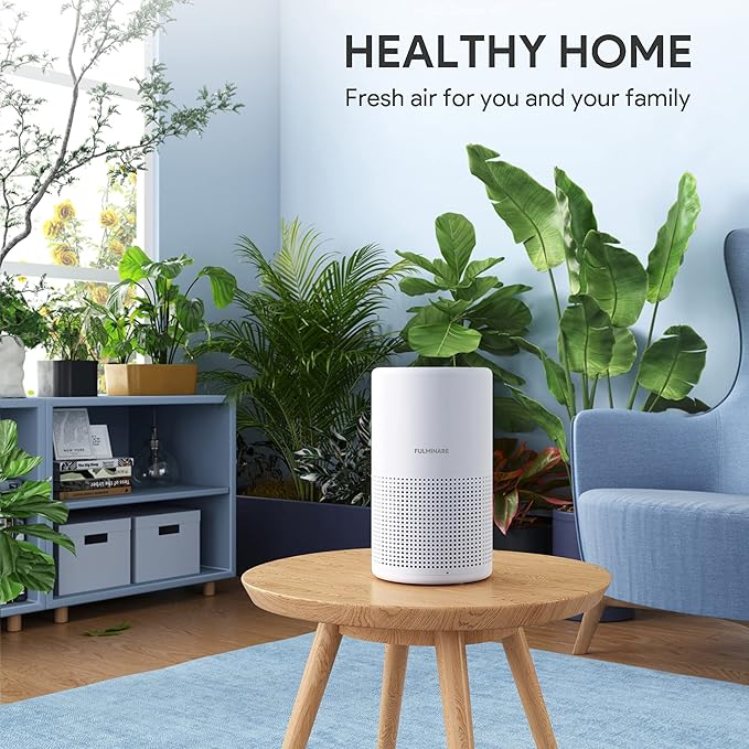 Air Purifiers for Bedroom, FULMINARE H13 True HEPA Air Filter, Quiet Air Cleaner