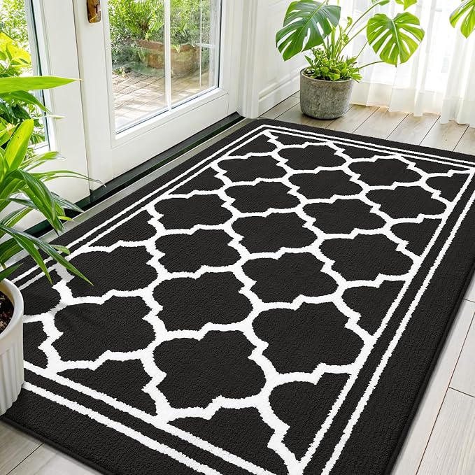 Buganda Indoor Door Mat, Dirt Resistant and Absorbent Entrance Mat, Low Profile