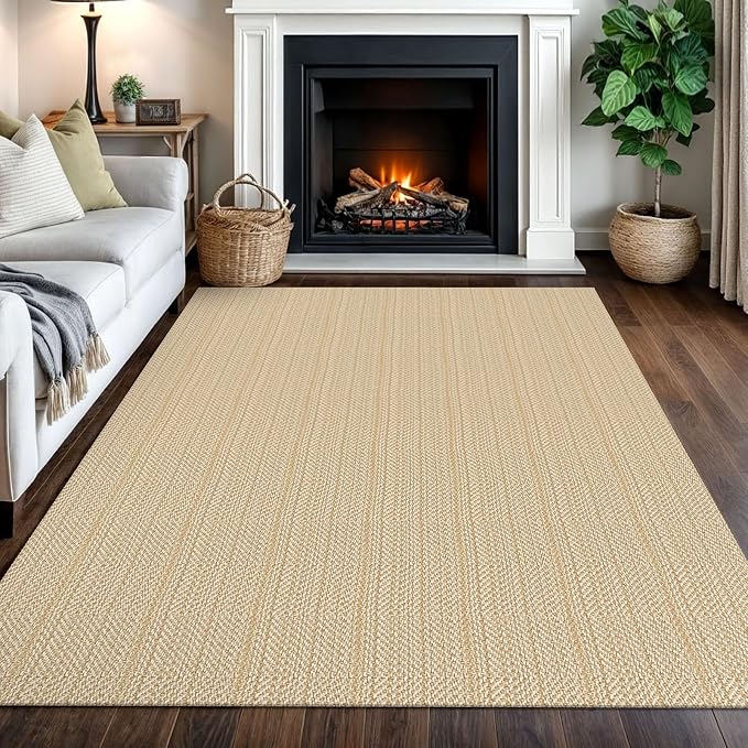IOHOUZE Washable Area Rug 5x7 Non Slip Rubber Backed Rugs
