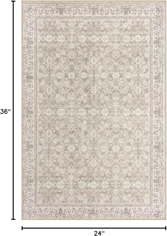 SIILOOM 2x3 Washable Rug Soft Area Rug