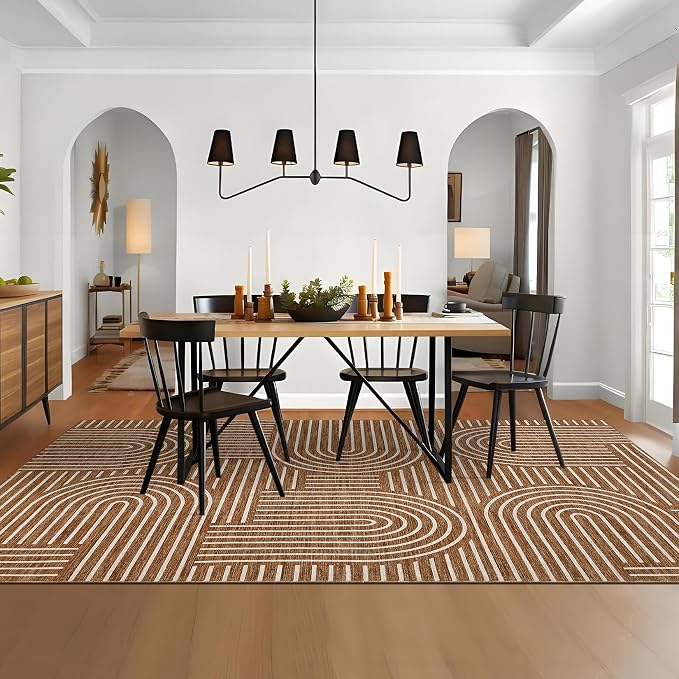 ROYHOME Washable Rug 4x6 Area Rugs