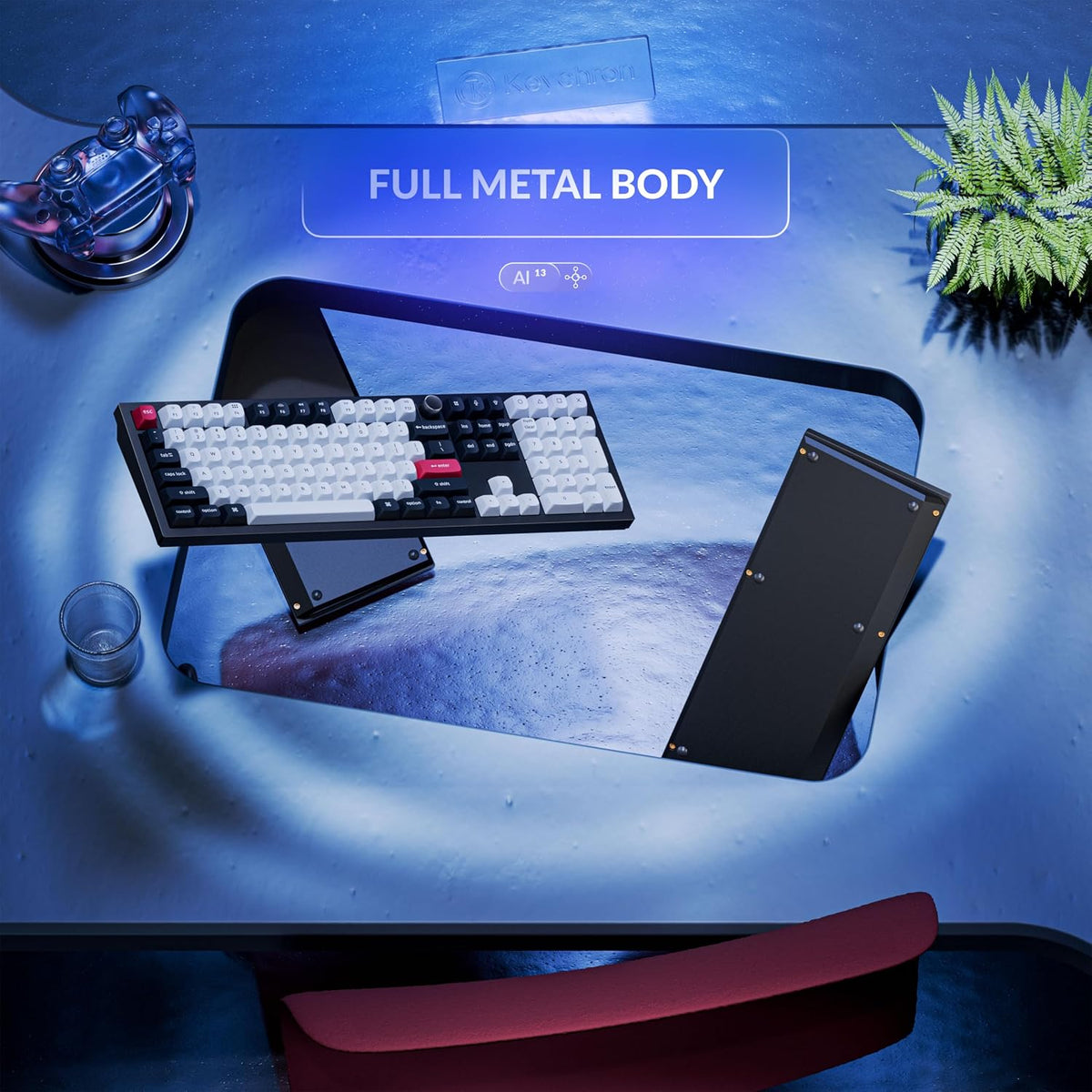 Keychron Q6 HE Wireless Custom Magnetic Keyboard Full-Size Layout