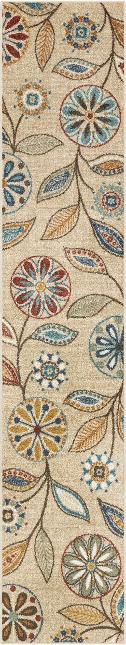 Maples Rugs Reggie Floral Runner Rug