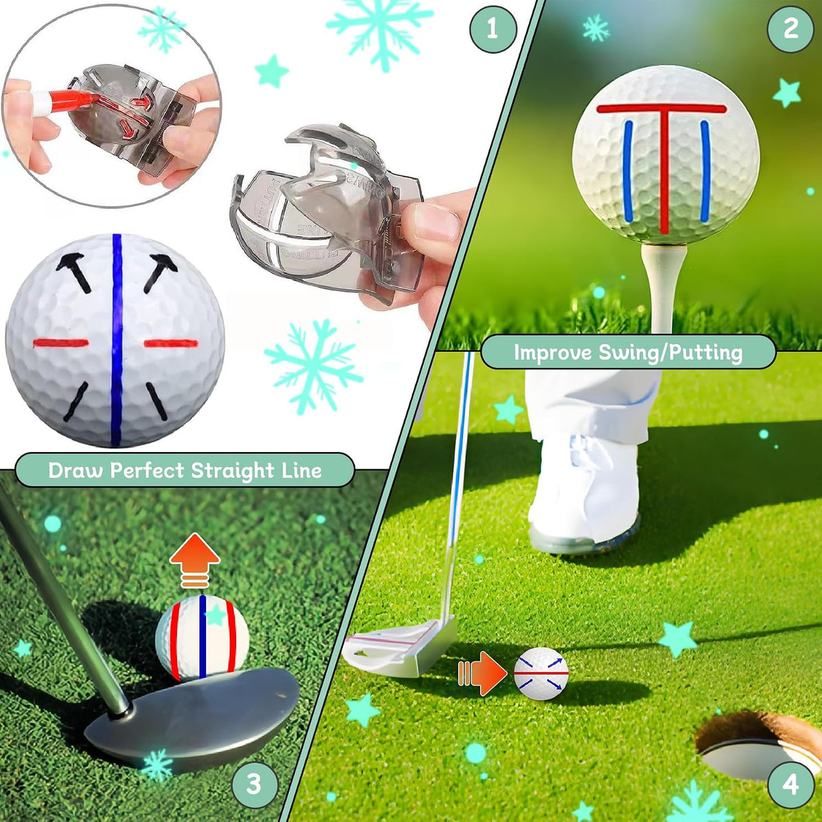 Golf Advent Calendar 2026 for Men Adults,24 Days Christmas Countdown Calendar with Golf Balls,Tees, Ball Markers,for Father Husband Boyfriensd