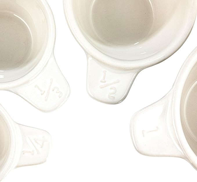 Creative Co-Op Ceramic Measuring Cups