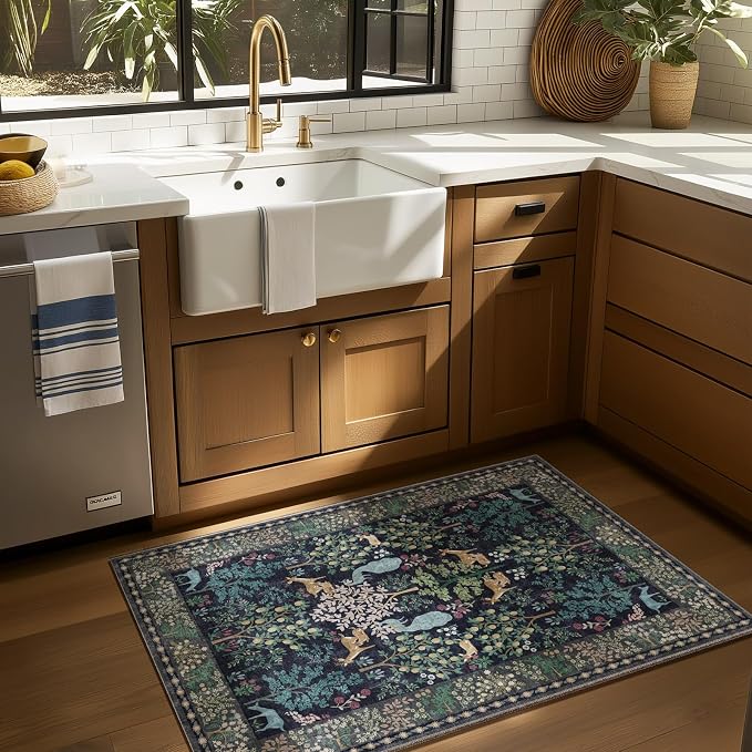 2x3 Washable Throw Rugs for Entryway: Door Mat Indoor Entrance Small Area Rug