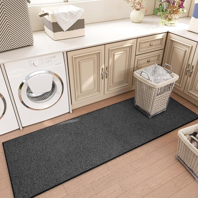 Runner Rug with Non Slip Rubber Backing, Washable Soft Floor Carpet
