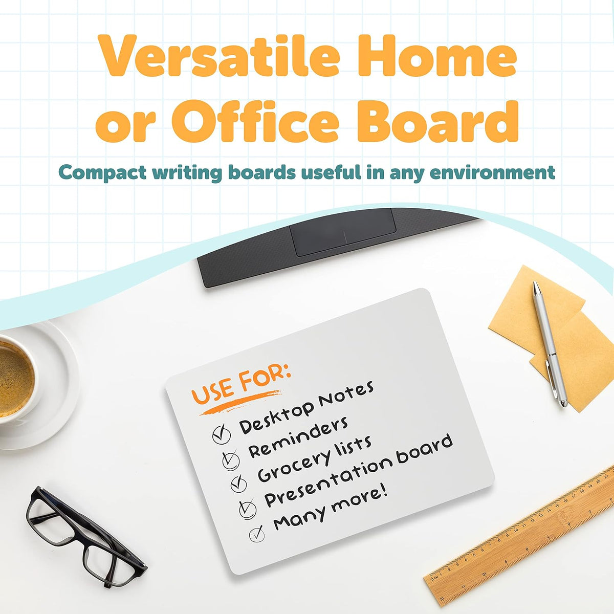 Dry Erase Lapboards - Student Single Sided Whiteboards - 25 Pack - 9" x 12"