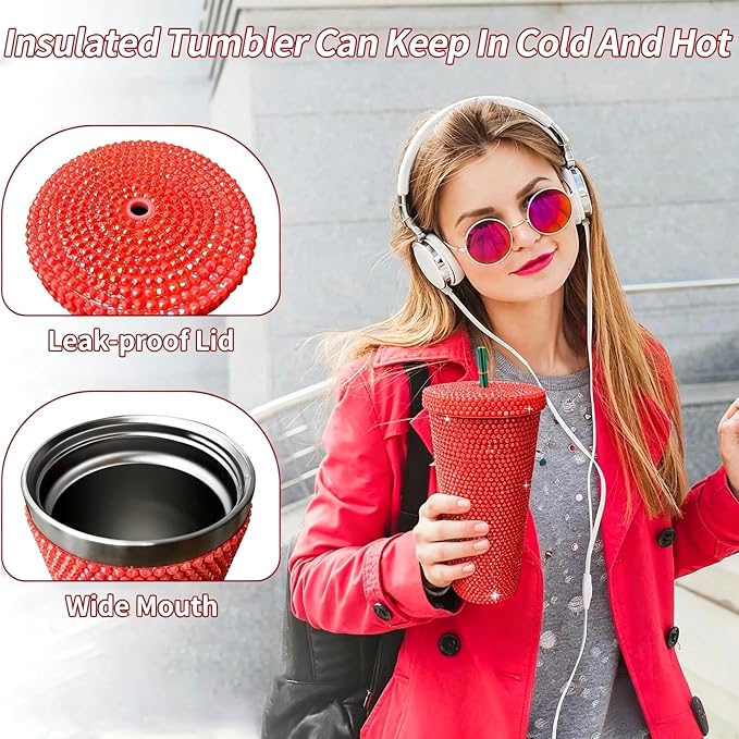 26oz Bling Rhinestone Tumbler