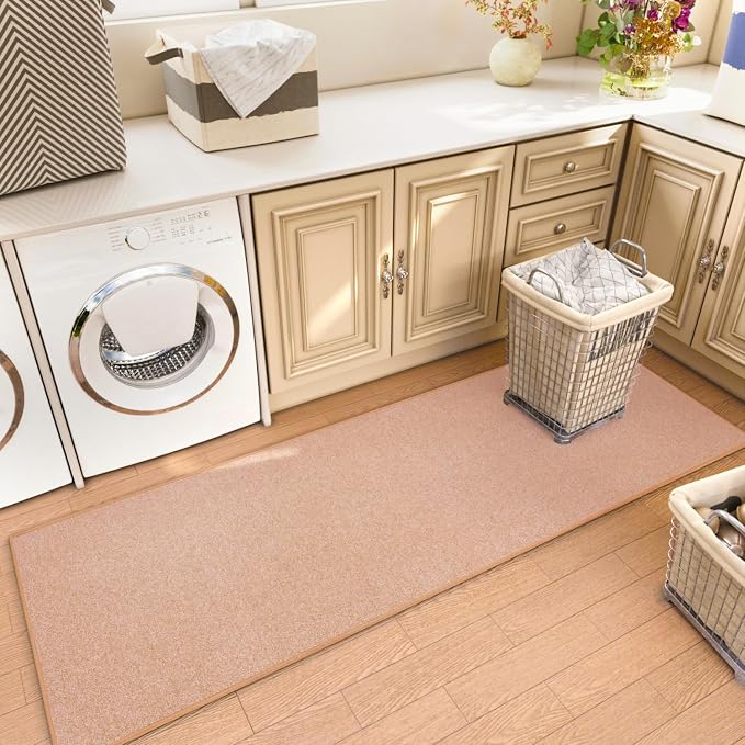 Runner Rug with Non Slip Rubber Backing, Washable Soft Floor Carpet