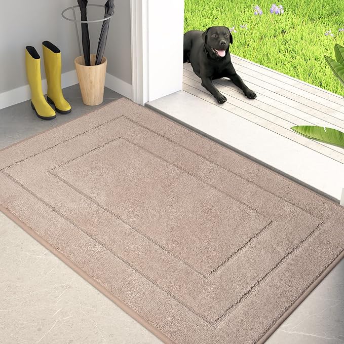 PURRUGS Dirt Trapping Door Mat 34" x 59", Non-Slip/Skid Machine Washable