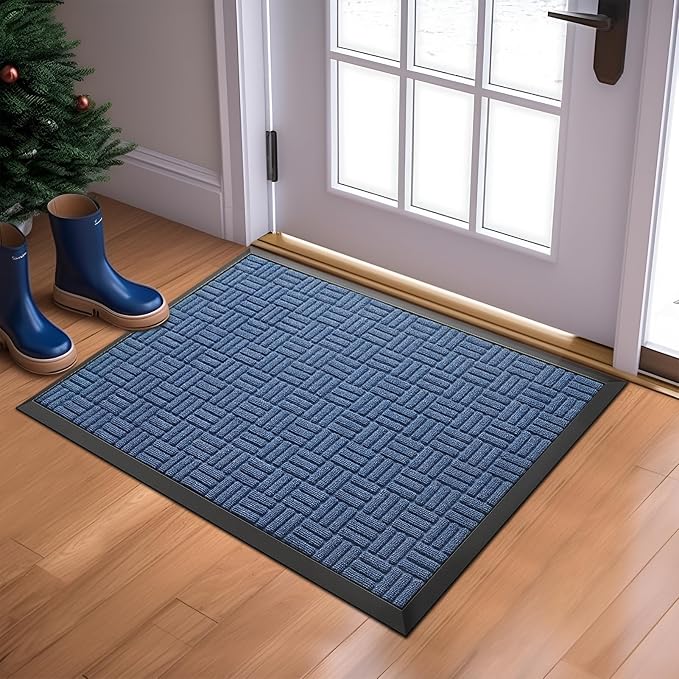 Mibao Front Door Mat, Heavy Duty Durable Welcome Mat
