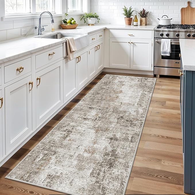 Washable Non Slip Runner Rug 3x8 – Hallway Runner Rug & Kitchen Carpet Runner –