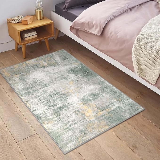 IOHOUZE Small Abstract Area Rug 2x3 Ft Entryway Rugs Washable Door Mat Indoor