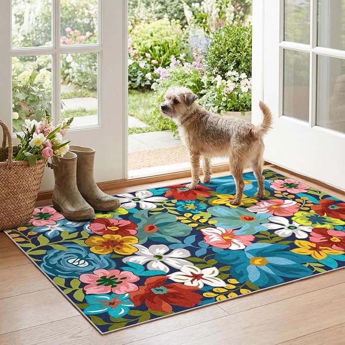 Floral Outdoor Rug