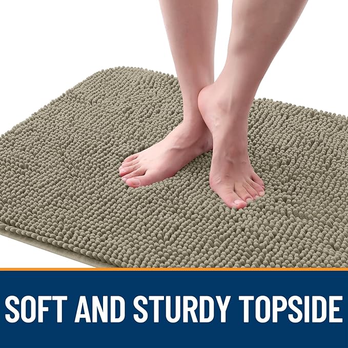 OLANLY Dog Door Mat for Muddy Paws 40x24, Absorbs Moisture and Dirt, Absorbent