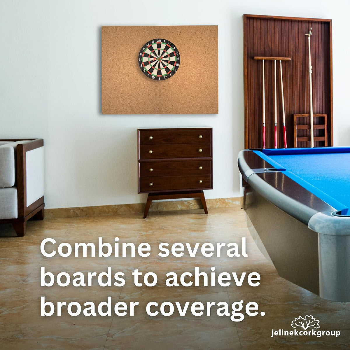 Jelinek Cork Dart Board Backer Wall
