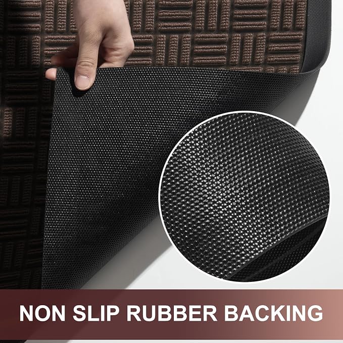 Mibao Front Door Mat, Heavy Duty Durable Welcome Mat