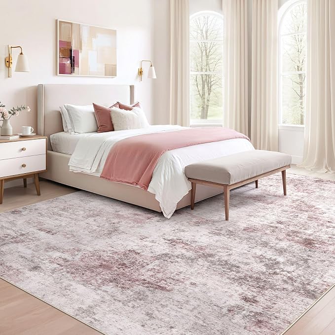 UERMEI 9x12 Washable Area Rug
