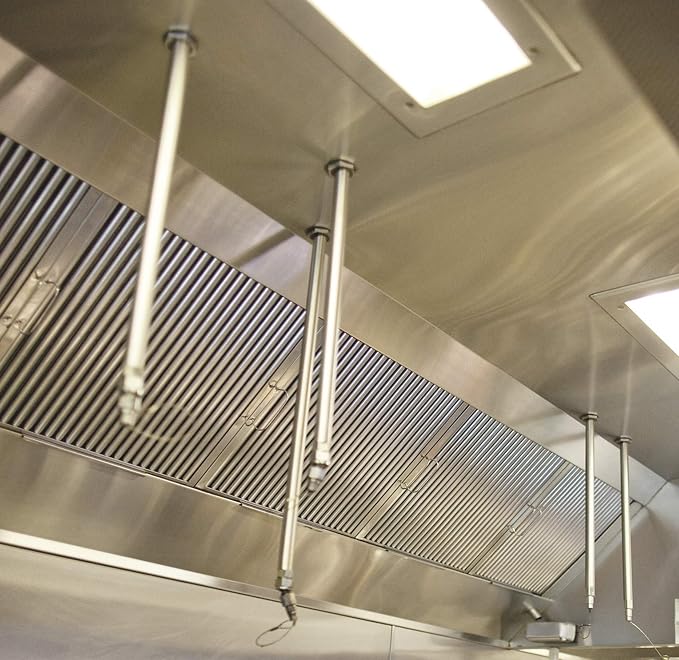 Captrate COMBO Stainless Steel Baffle Restaurant Hood Filter