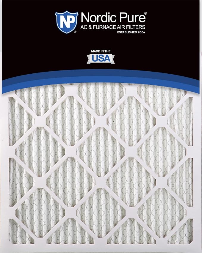 Nordic Pure 18x18x1 Pleated MERV 14 Air Filters 6 Pack