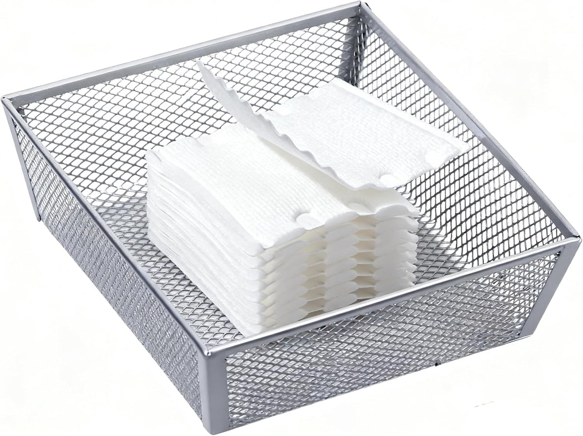 Neudeco Silverware Drawer Organizer, Pack 5, Silver