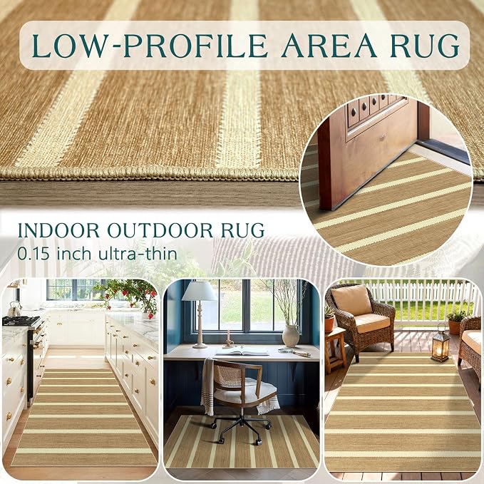 Striped 3x5 Entry Rug