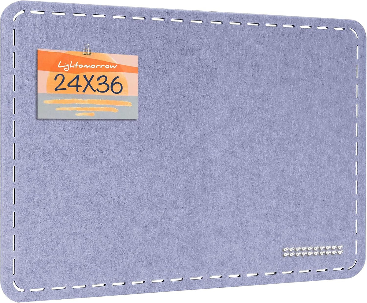 Stitched Bulletin Board 36 x 24 Inches Cork Board Alternative for Wall
