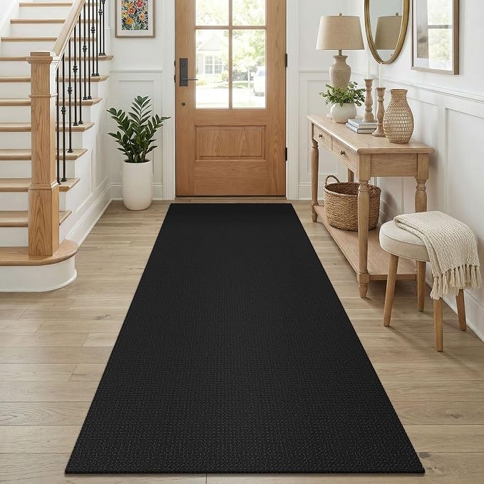 KOZYFLY Runners for Hallways 3x8 ft Washable Kitchen Runner Non Slip Rubber