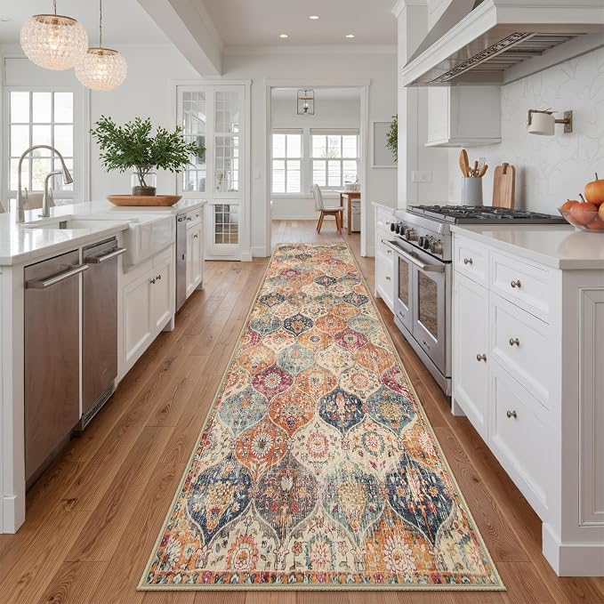 Lahome Moroccan Washable Runner Rug 2x10, Kitchen Runners