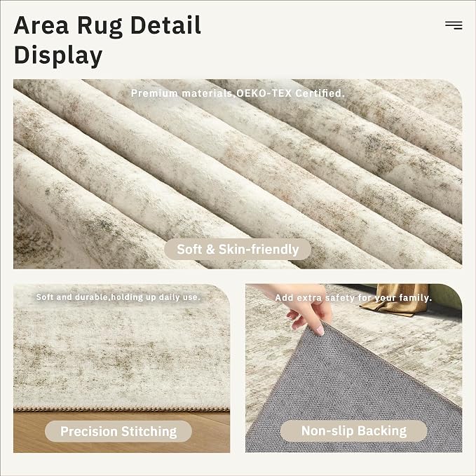 Soalmost 3x5 Rug, Small Area Rug
