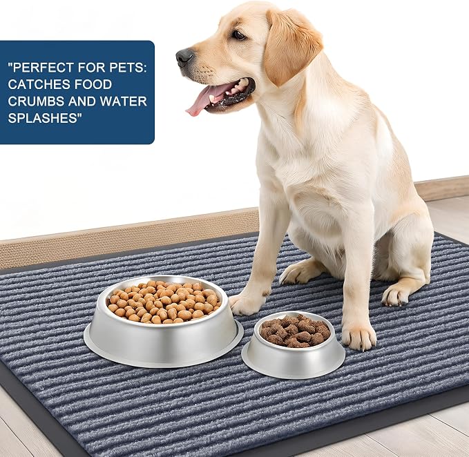 OLANLY Front Door Mat Indoor Outdoor Entrance, Waterproof Heavy Duty Doormat