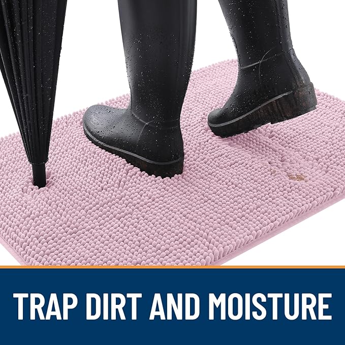 OLANLY Dog Door Mat for Muddy Paws 44x32, Absorbs Moisture and Dirt, Absorbent