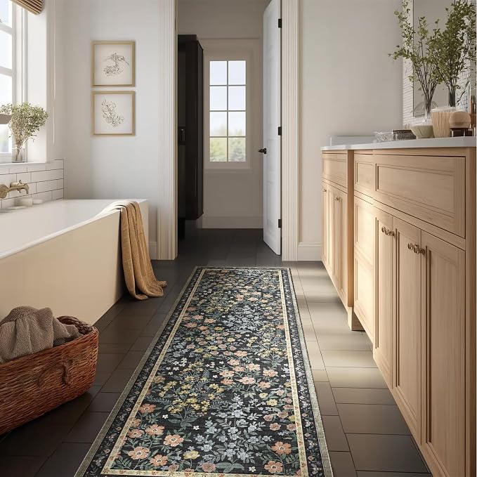 Washable Kitchen Rug Runners for Hallways: 2'x6' Entryway Rug