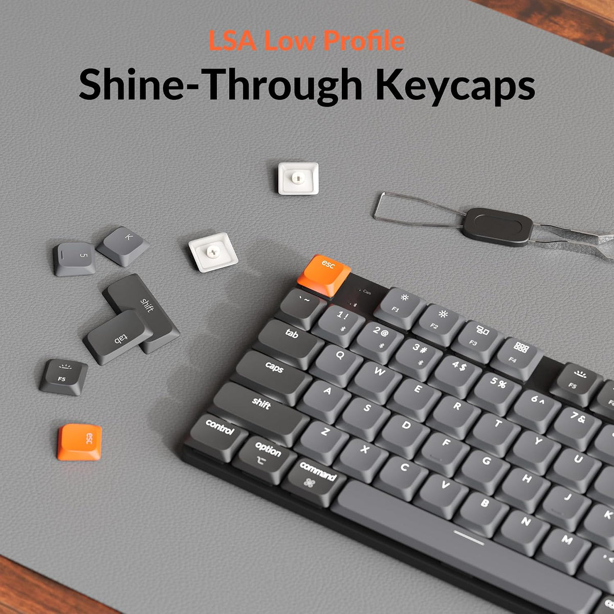 Keychron K5 Version 2 Wireless Bluetooth Low Profile Mechanical Keyboard