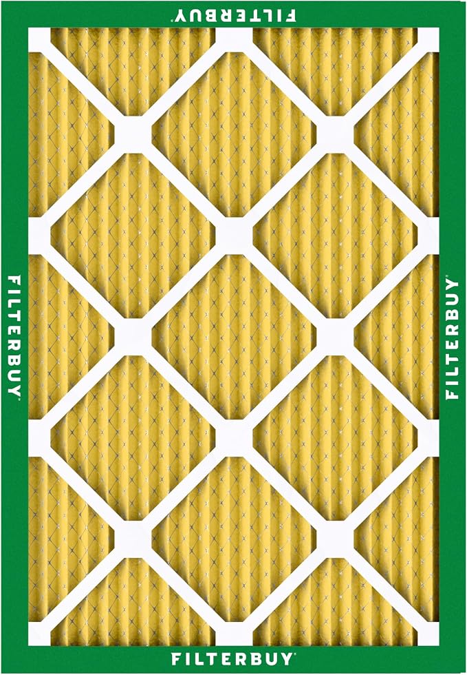 Filterbuy 24x28x1 Air Filter MERV 11 Superior Pet & Allergy Defense,