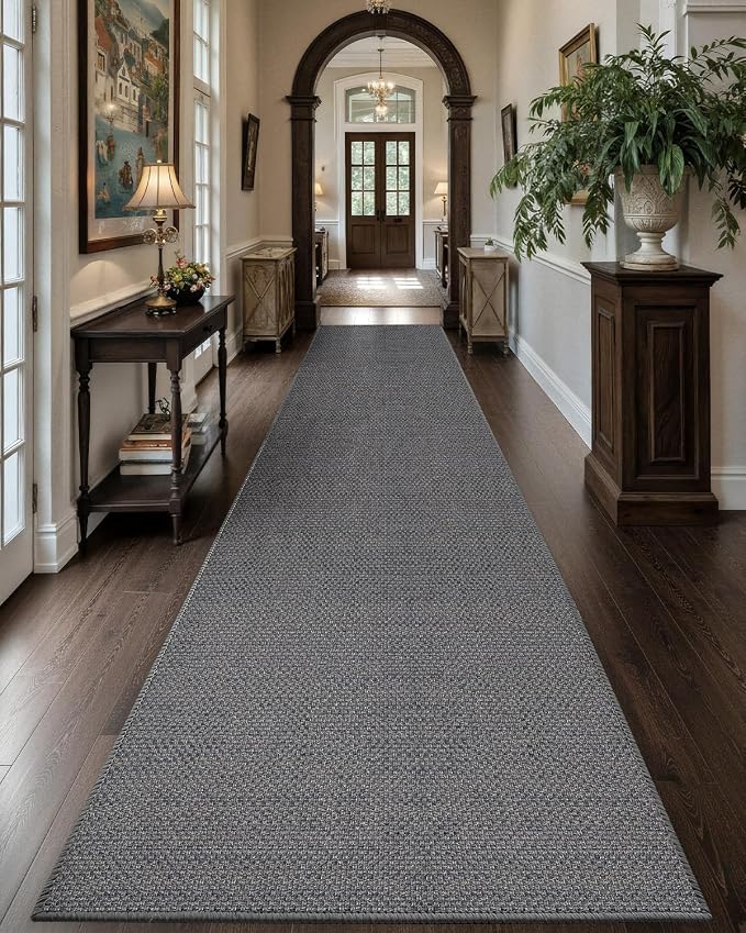 Color&Geometry Door Mat 2'4"x8' Runner Rug