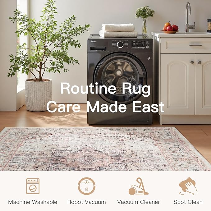 Lofus 6x9 Area Rugs for Living Room, Washable Area Rug, Rugs for Bedroom