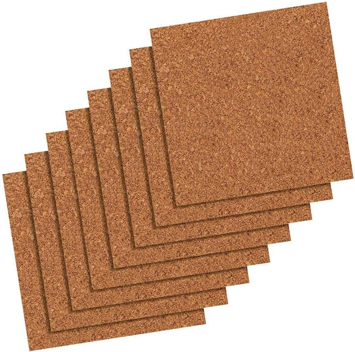 Quartet Cork Tiles, Bulletin Board Cork Panels 12" x 12" x 3/16", Natural, 8 Count (108) 12" x 12" (Pack of 10)