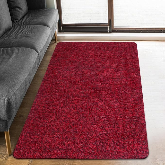 Front Door Mat Indoor and Outdoor, Non-Slip Low Profile Doormat 60"x35"