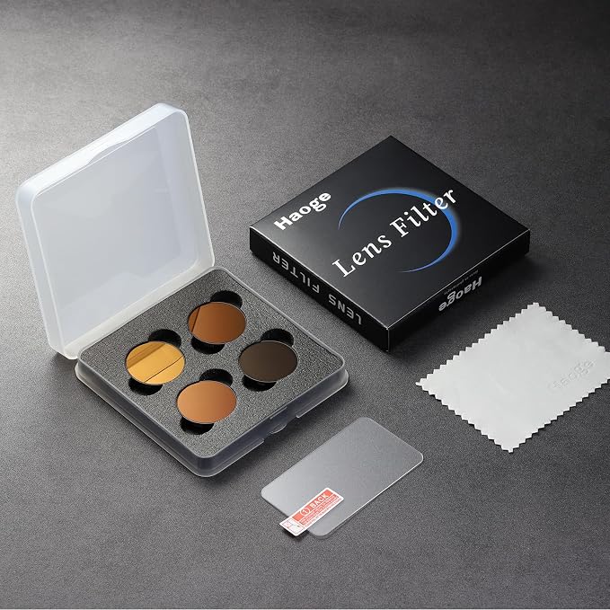 Haoge ND Filter Kit for Insta360 GO Ultra, ND8 ND16 ND32 ND64, 4 Pack Light