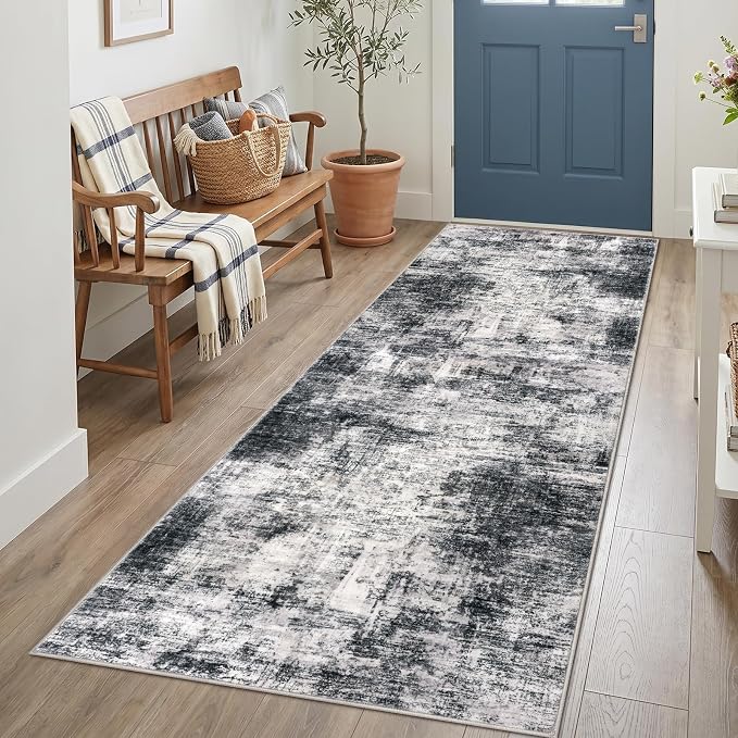 IOHOUZE Abstract Runner Rug 3x7 Ft Washable Runners