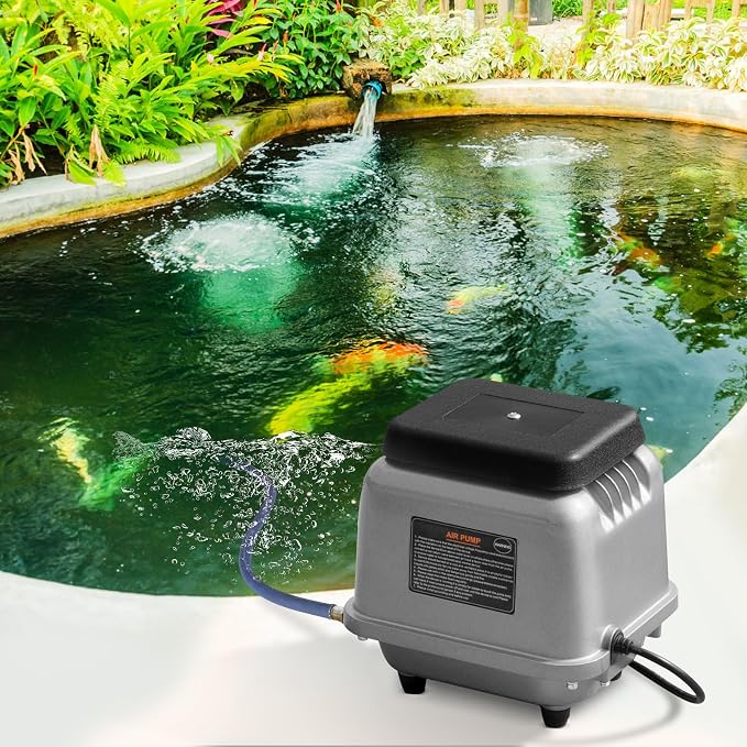 VEVOR Linear Air Pump, 90L/Min Air Flow Septic Aerator Pump, Aeration System
