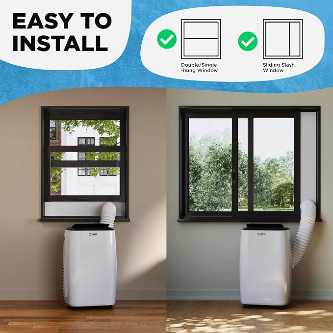 Portable Air Conditioners 10000 BTU AIRO COMFORT, AC Unit Floor Standing