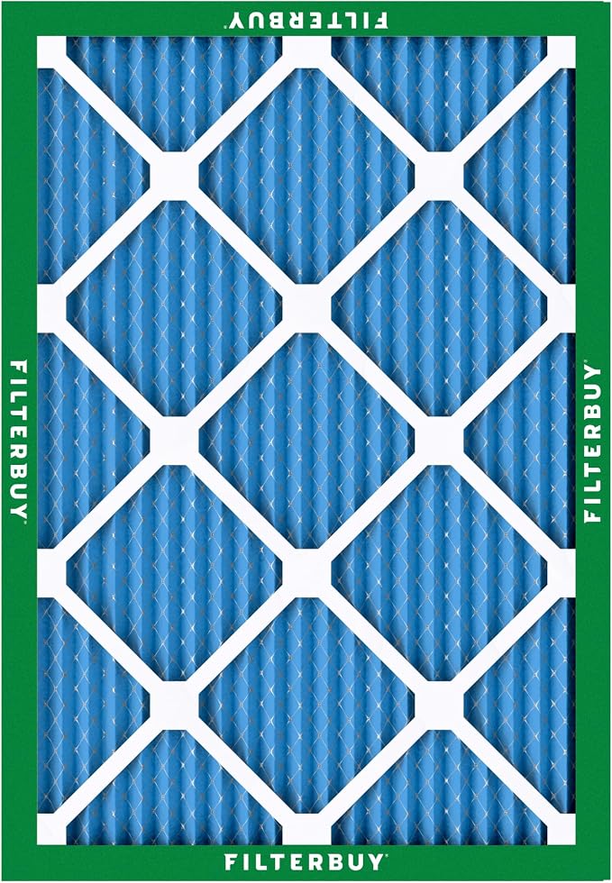 Filterbuy 18x20x1 Air Filter MERV 13 Optimal Smoke & Allergy Defense,