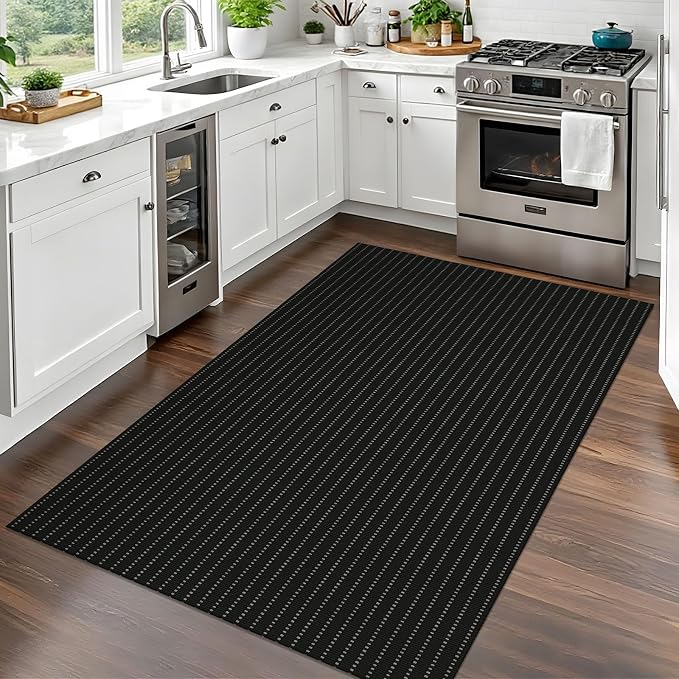 EARTHALL Washable Area Rug 3x5 Ft Non Slip Rugs