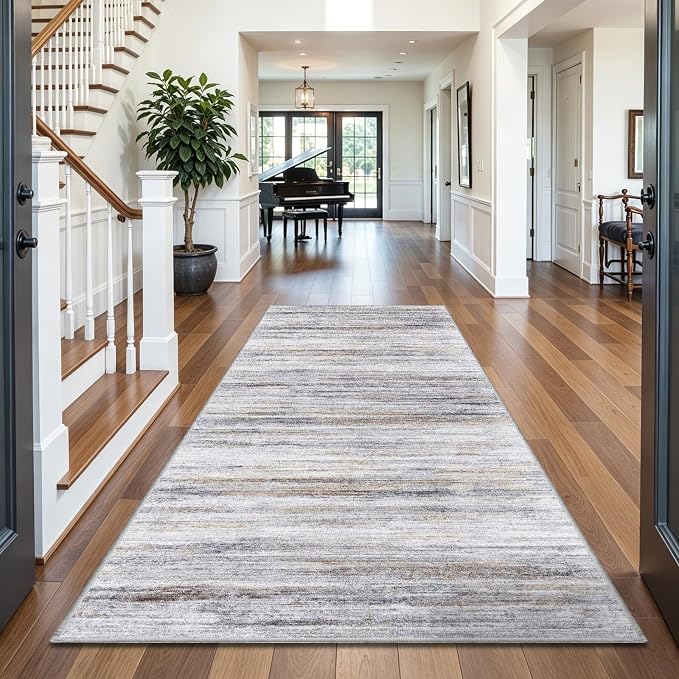 5x10 Area Rug for Living Room: Non-Slip Washable Rugs for Dining Room Bedroom