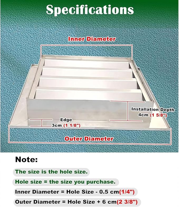 Heat Dissipation Louvered Vent Wall Gable Vents 304 Stainless Steel,