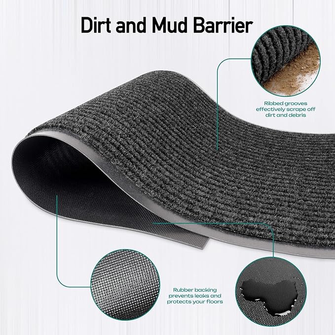 MaxMat® 4-Pack Extra Large Commercial Floor Mat, 3 x 5 Feet Heavy Duty