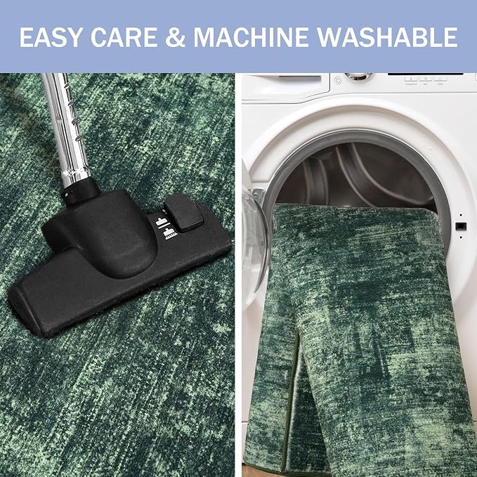 IOHOUZE Abstract Runner Rug 3x14 Ft Washable Runners